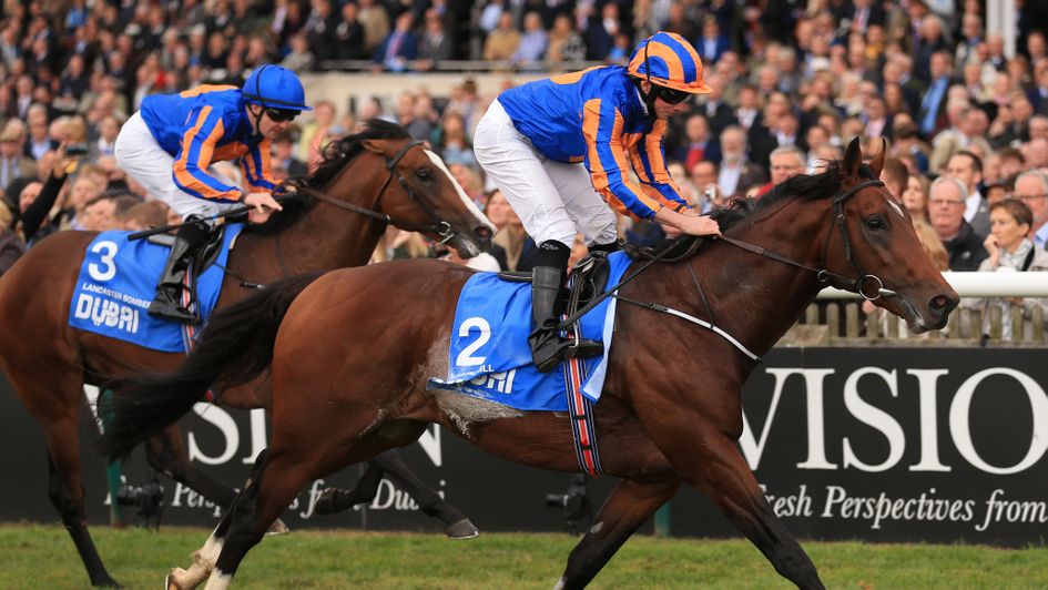 Churchill beats Lancaster Bomber