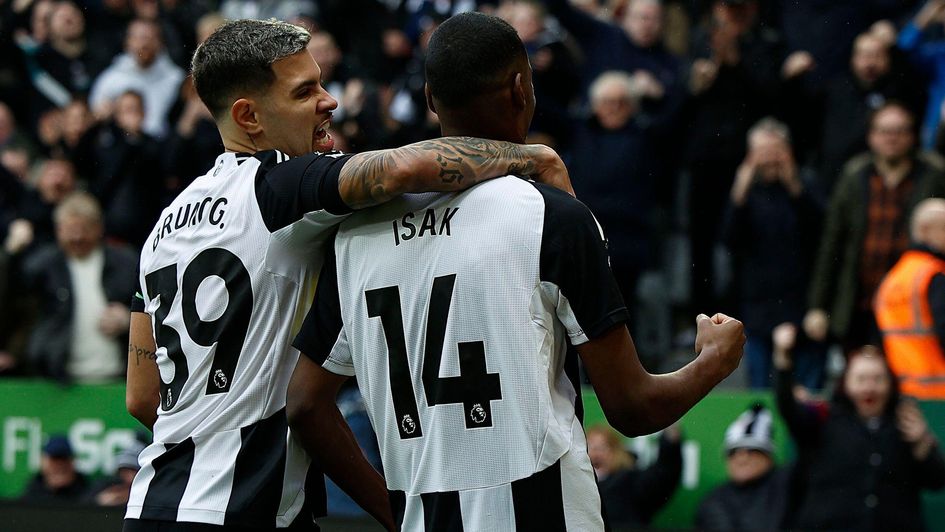 Bruno Guimaraes and Alexander Isak