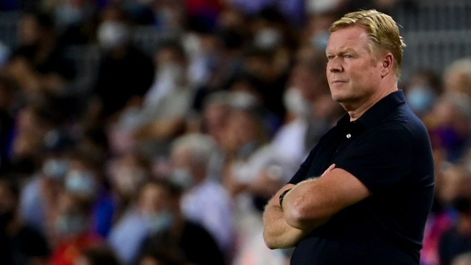 Barcelona boss Ronald Koeman is under serious pressure