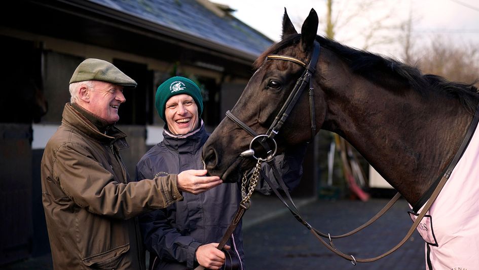 Willie Mullins (left) and Paul Townend with Galopin Des Champs