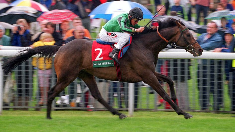 Celeric winning the Londsdale at York