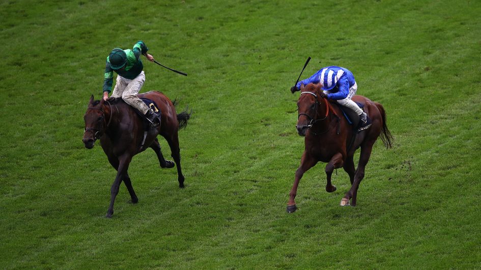 Molatham (right) responds well to Jim Crowley's urgings