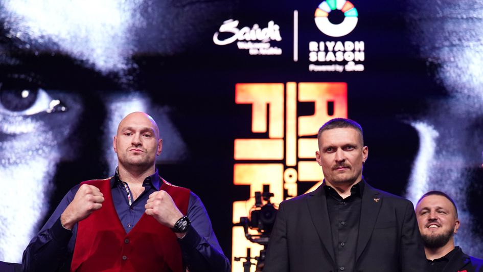 Tyson Fury and Oleksandr Usyk