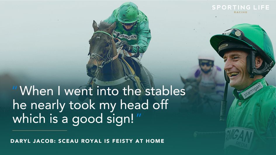 Sceau Royal is well in himself at home