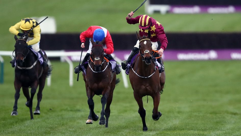 Minella Indo wins the Gold Cup from A Plus Tard and Al Boum Photo