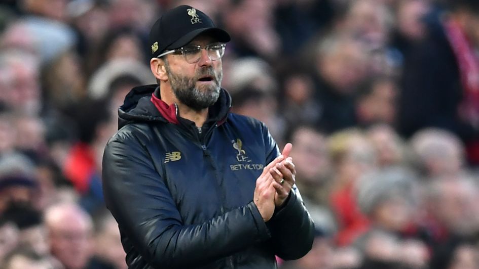 Jurgen Klopp's Liverpool are only the fourth ever Premier League side to be unbeaten at the halfway stage of the season
