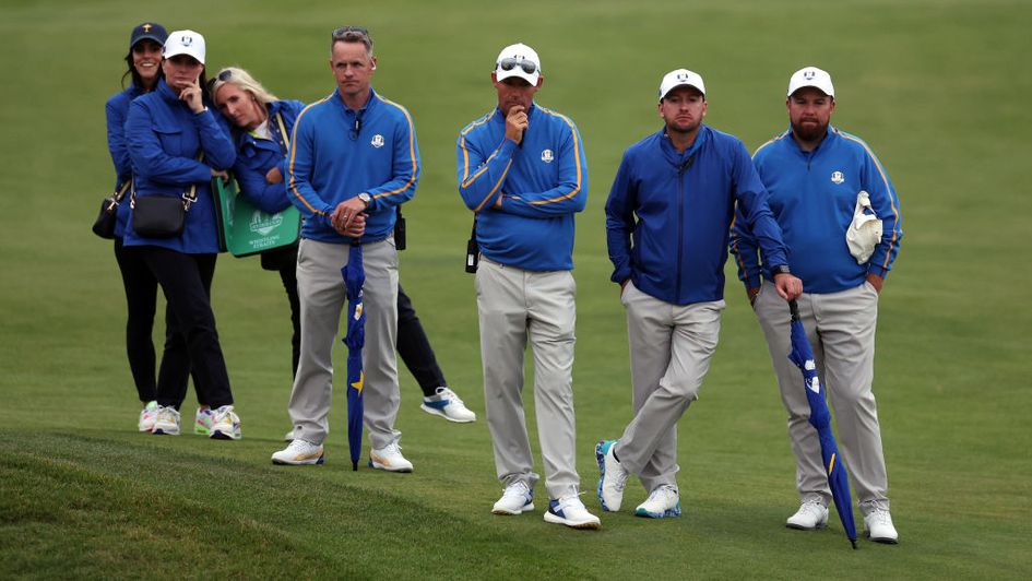 Padraig Harrington and his vice captains