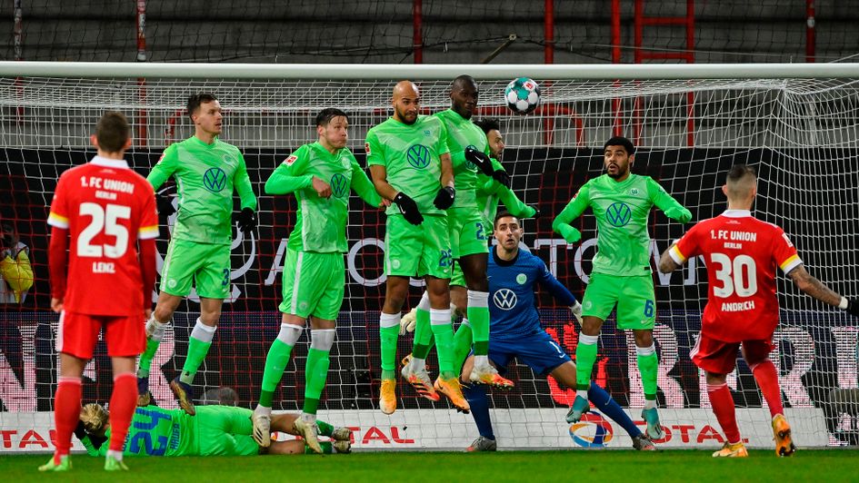 Robert Andrich scores against Wolfsburg