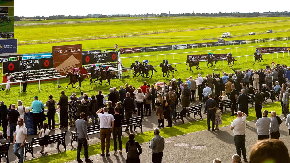 Thundering On and Ryan Moore win the Blandford Stakes