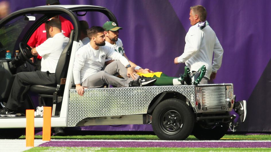 Aaron Rodgers suffered a bad injury