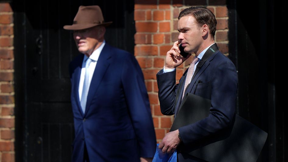 Thady (right) and John Gosden