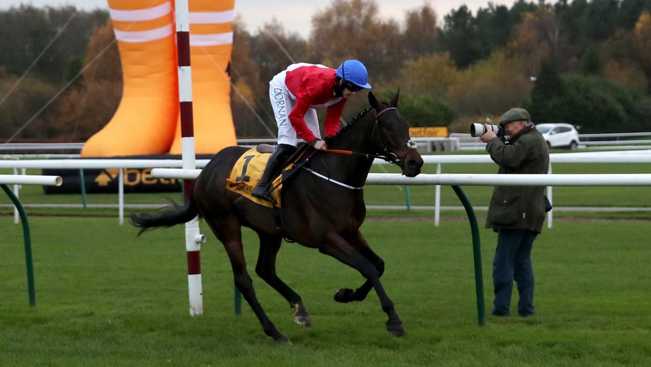 A Plus Tard is out on his own at Haydock