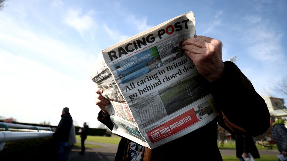 The Racing Post is off the shelves for now