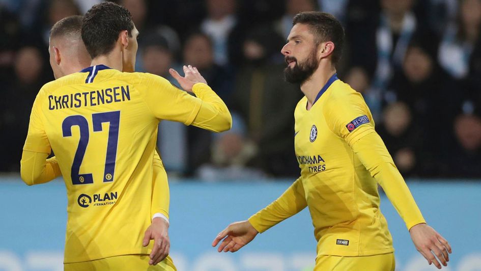 Image result for Chelsea secured a 2-1 success at Malmo