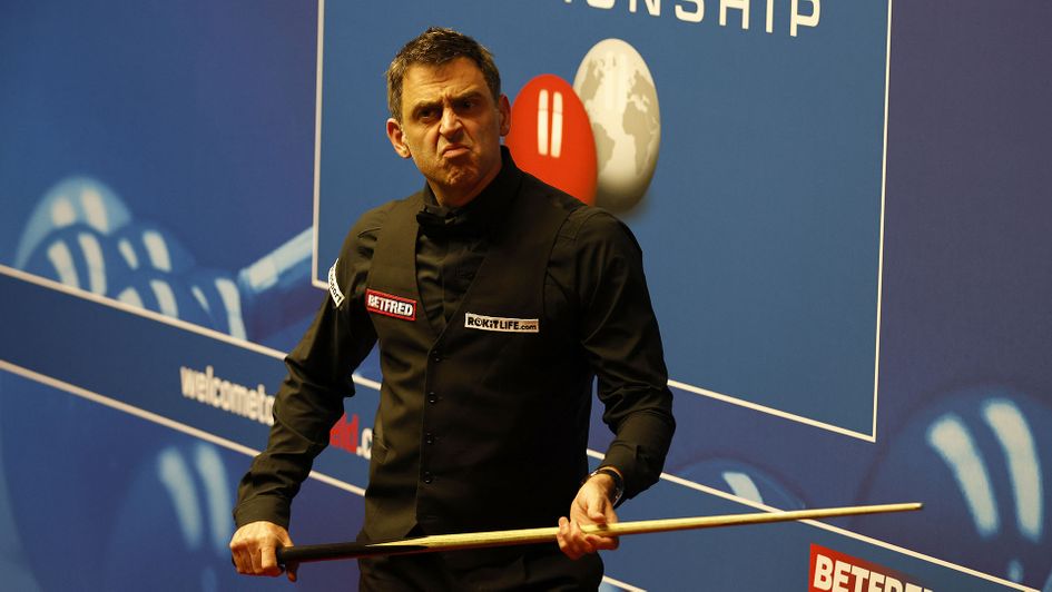 Ronnie O'Sullivan at the Crucible