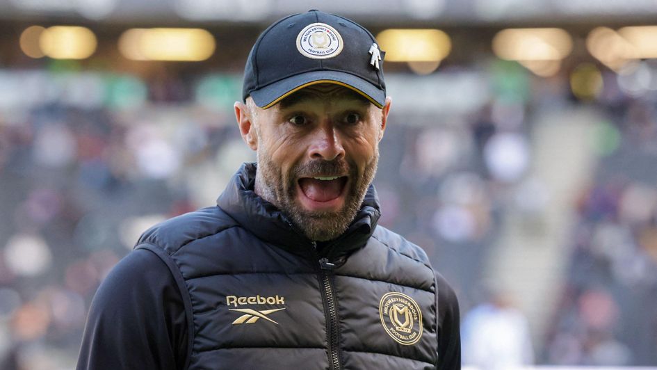 MK Dons manager Paul Warne