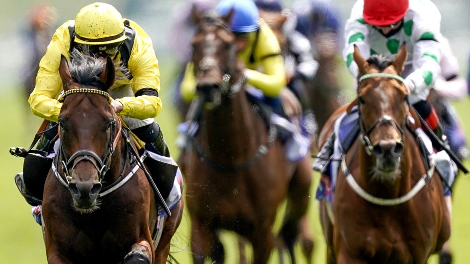 Ilaraab winning at York