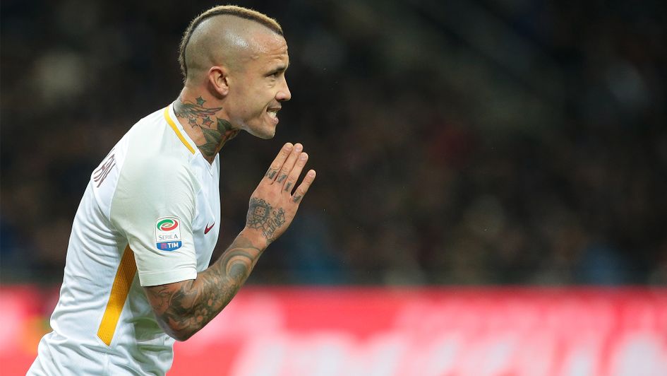 AS Roma midfielder Radja Nainggolan - heading to the Premier League?