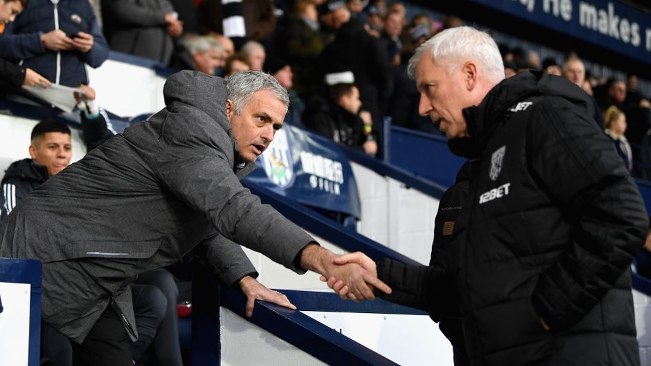 Jose Mourinho and Alan Pardew