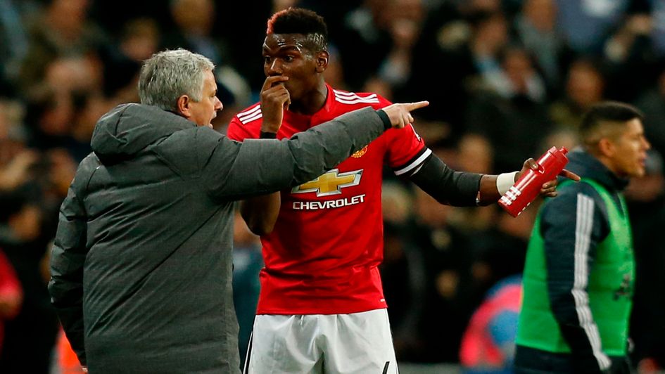Jose Mourinho's (left) relationship with Paul Pogba (right) is reportedly becoming more and more strained