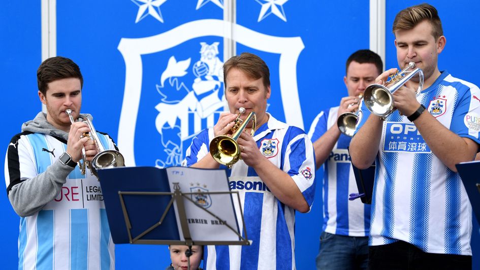 The Huddersfield Town band