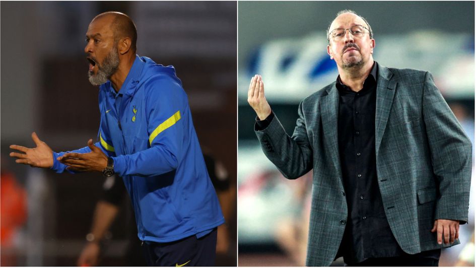 New Tottenham manager Nuno Espirito Santo and new Everton manager Rafa Benitez