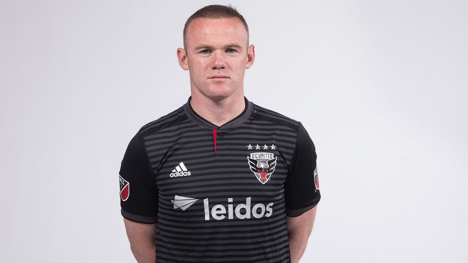 Wayne Rooney, pictured in his new club's shirt. Credit: D.C. United/PA Wire