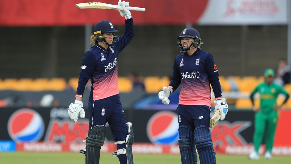 Nat Sciver and Heather Knight both made centuries