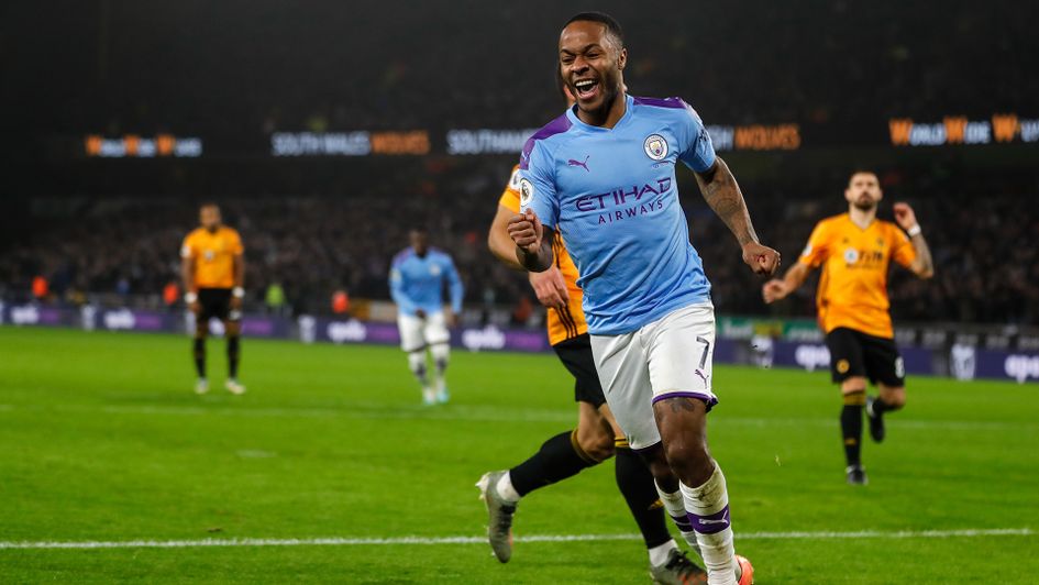 Raheem Sterling celebrates