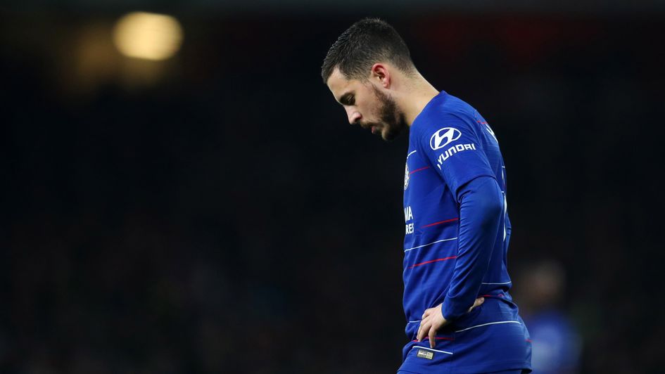 A frustrating evening at the Emirates for Eden Hazard and Chelsea