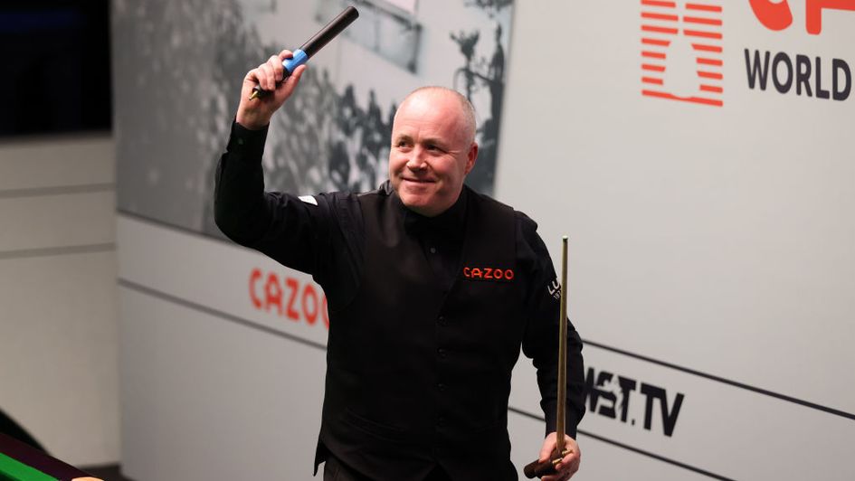 John Higgins marches on at the Crucible