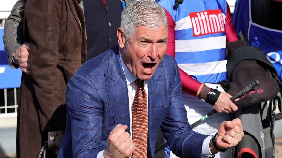 Max McNeill celebrating a winner