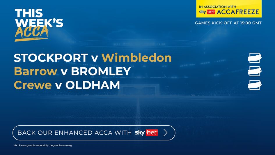 CLICK HERE to back our 10/1 treble!