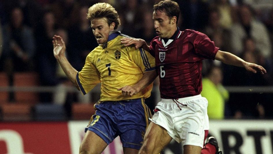 Gareth Southgate has faced Sweden as a player