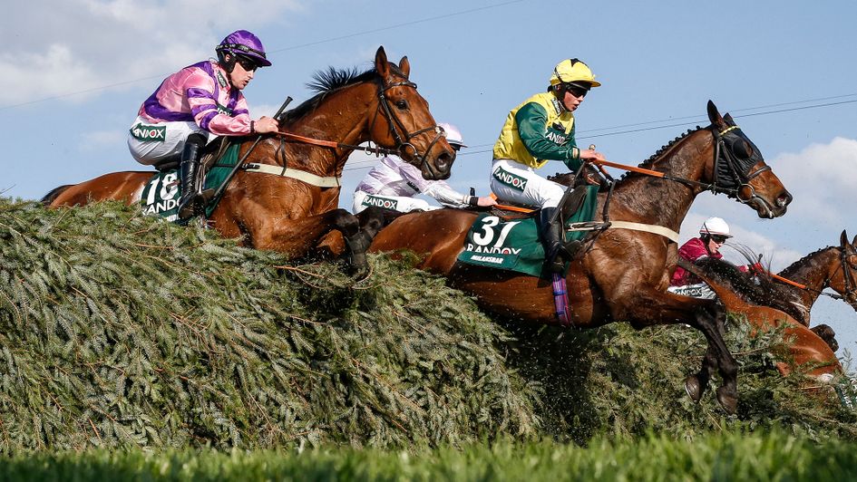 Bryony Frost and Milansbar enjoy Aintree