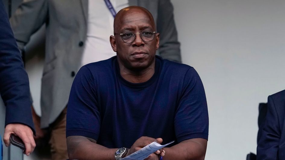 Ian Wright: Arsenal hero pictured at the Women's World Cup