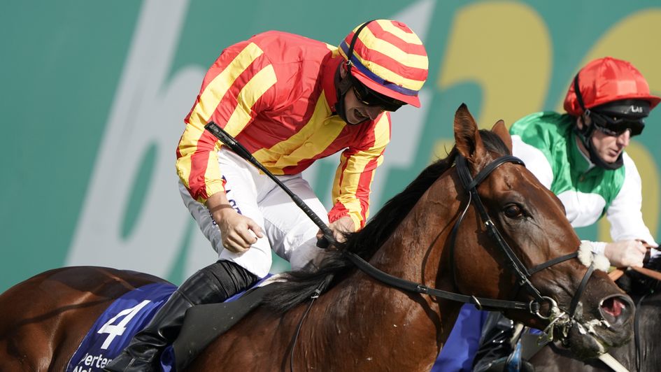 Tom Marquand has that winning feeling in the Pertemps St Leger