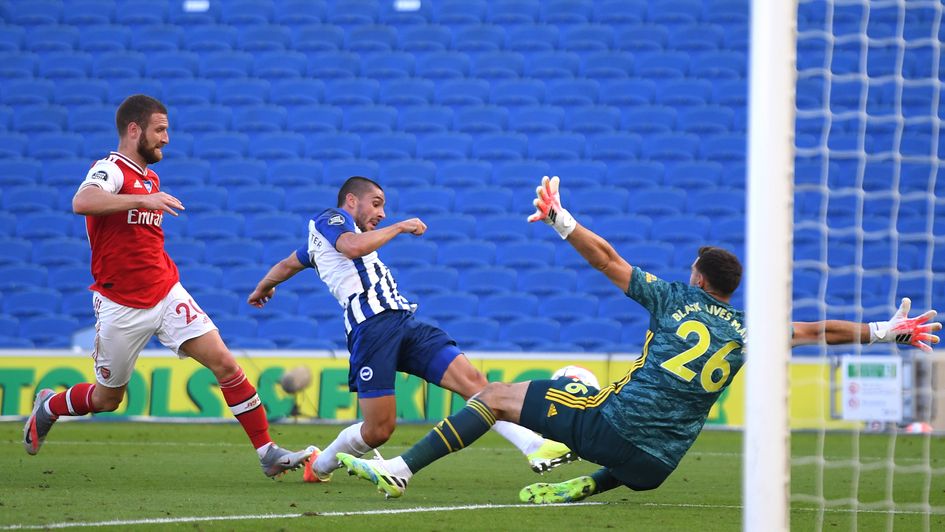 Neal Maupay: Brighton forward scores injury-time winner against Arsenal