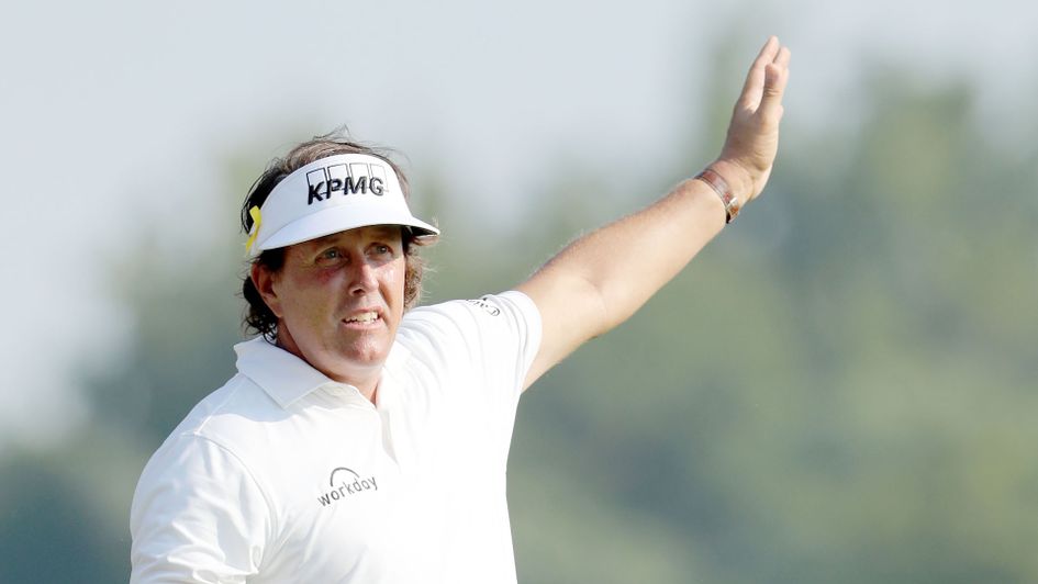 Phil Mickelson struggled to a missed cut at Bellerive