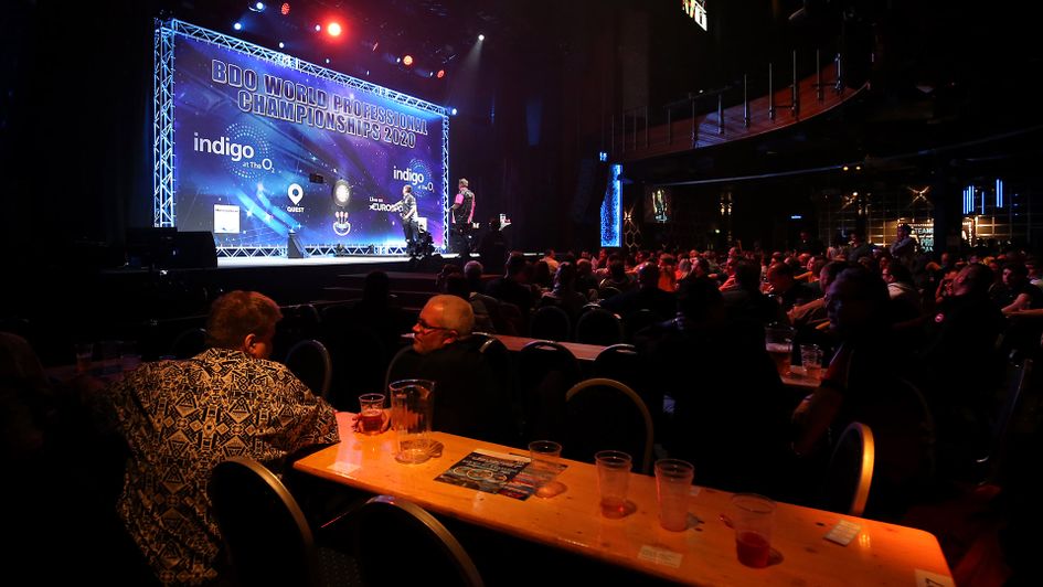 The BDO World Darts Championships is taking place at the Indigo