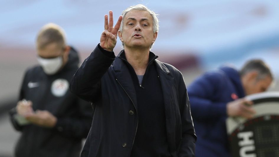 Jose Mourinho has often used the three-finger salute to signify three Premier League title wins