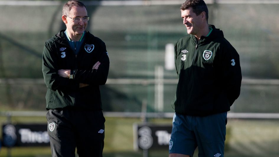 O'Neill (L) has hailed the job Keane has done