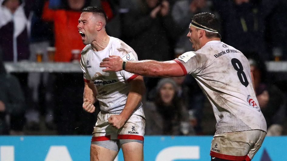 Ulster Rugby's John Cooney celebrates