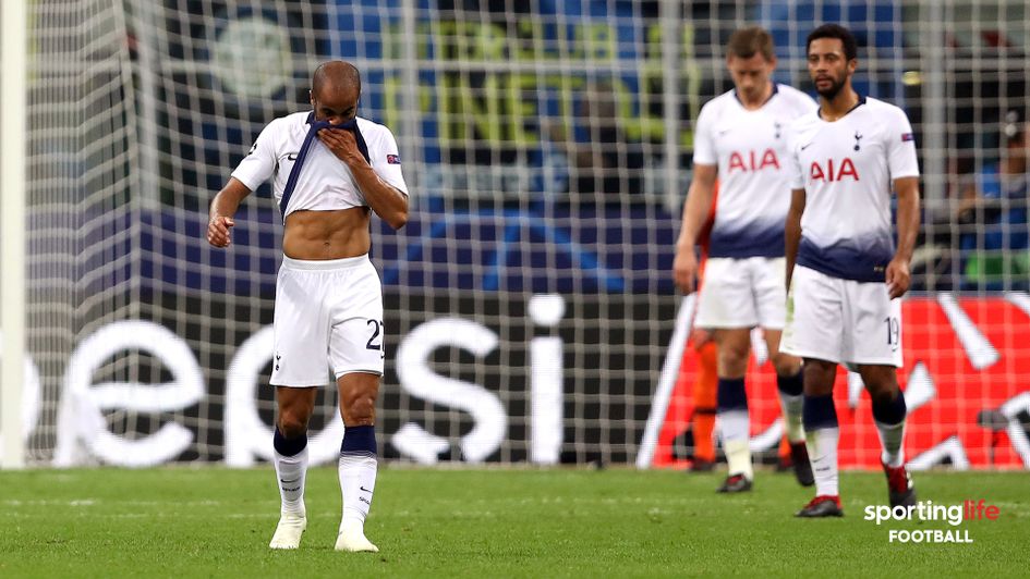 Tottenham lost to Inter in their opening Champions League game