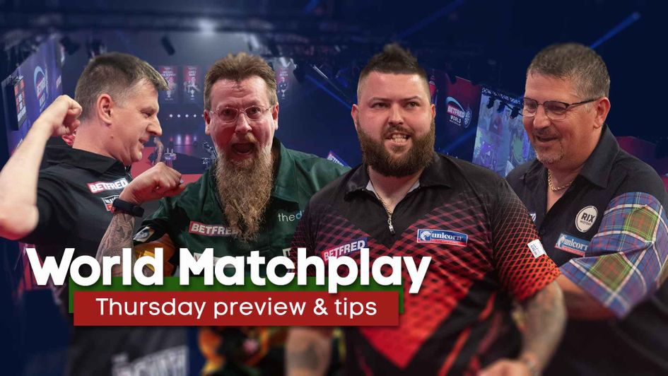 Who will reach the World Matchplay semi-finals?