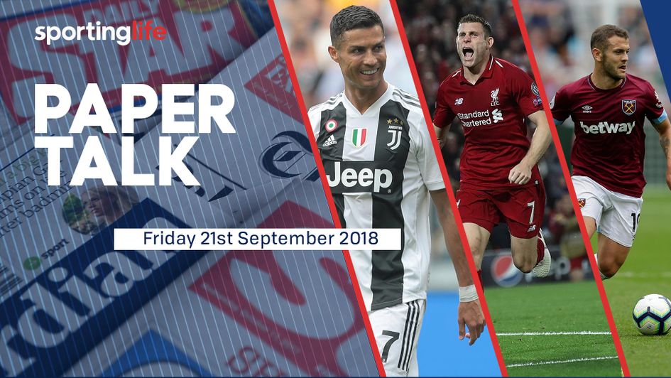 Check out the headlines in Friday's back pages