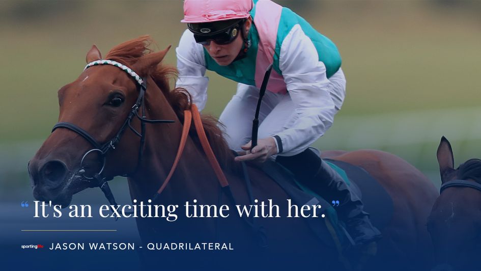 Jason Watson looks ahead to Sunday's big ride in the 1000 Guineas
