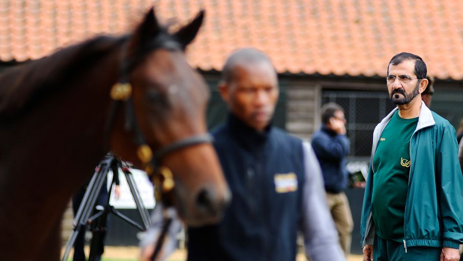 Sheikh Mohammed looks at Tattersalls yearling sales