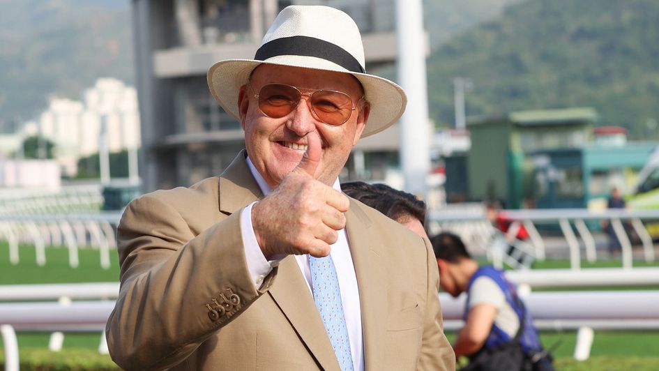 David Hayes in his big race outfit