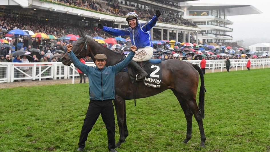 Energumene and Paul Townend after a dramatic Champion Chase